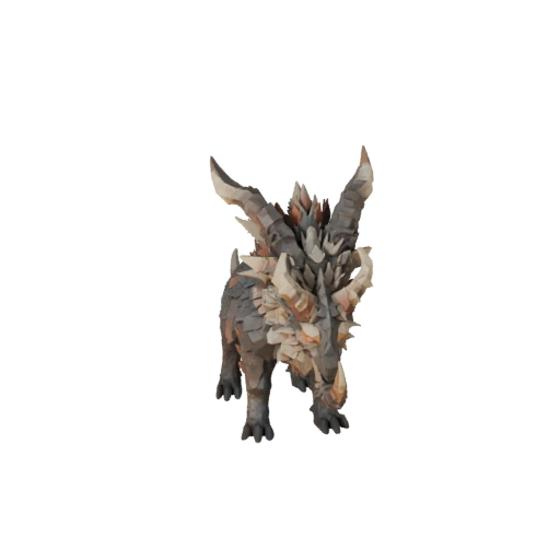 Низкополигональная Химера 3D Модель - Игровой Ассет для Unity с FBX | Бесплатно