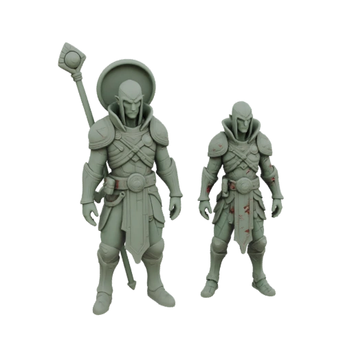 Фэнтези Лорд Вампир Миниатюра STL