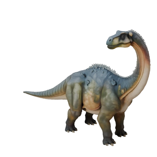 Реалистичный брахиозавр 3D модель - rigged PBR ассет для игр