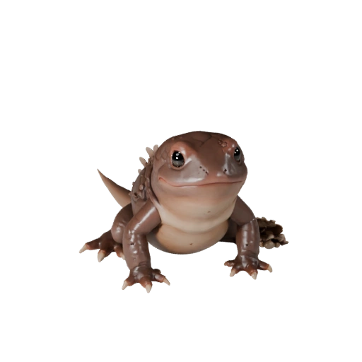 Реалистичный Аксолотль 3D Модель - Rigged PBR Ассет для Игр | PBR