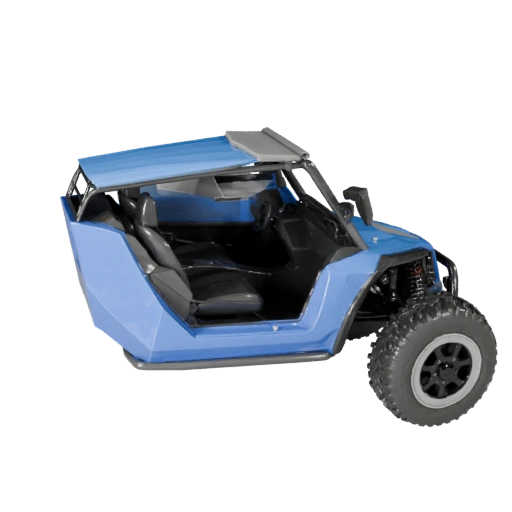 Высокополигональный багги 3D модель для студийных рендеров - PBR