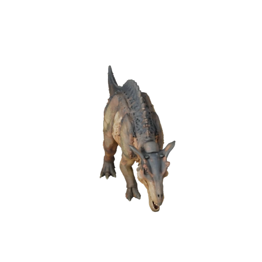 3D модель Пахицефалозавра для Blender - PBR ресурс с текстурами