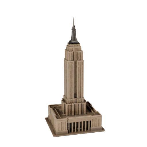 Modello 3D Stilizzato dell'Empire State Building - Asset per Giochi