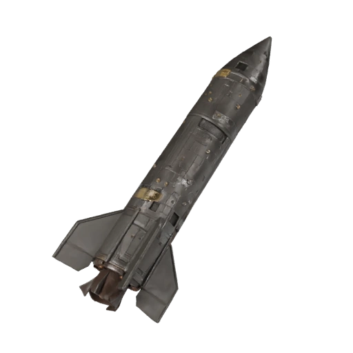 3D модель ракеты для Blender - Готовый к рендерингу профессиональный ассет