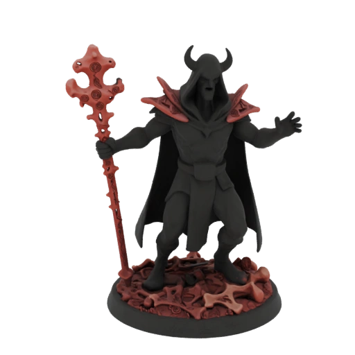 Фэнтези Лич Некромант Миниатюра STL