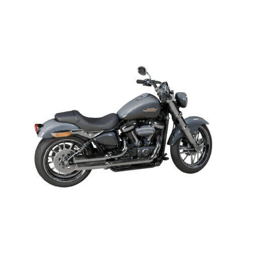 Круизер мотоцикл в стиле харлей 3D модель для блендера -