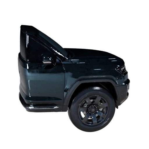 Высокополигональный роскошный внедорожник 3D модель для студийных рендеров - PBR