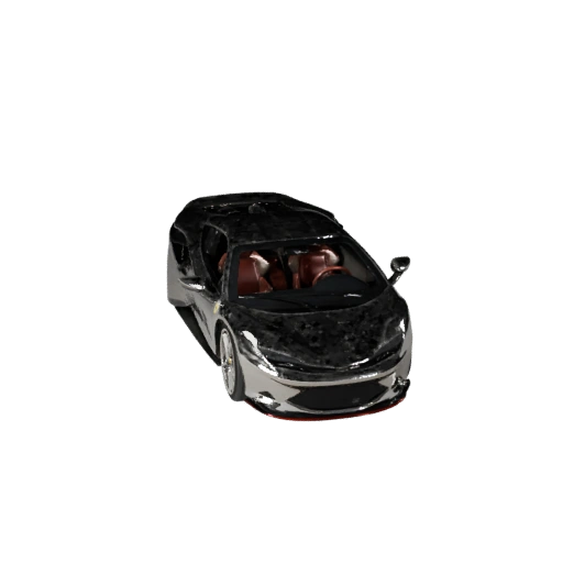 Ferrari Inspired Supercar 3D Модель - Готов к игре PBR