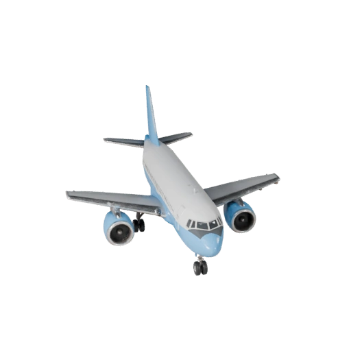 Avião 3D Modelo para Unity - Ativo Pro de Jogo Baixo Poli