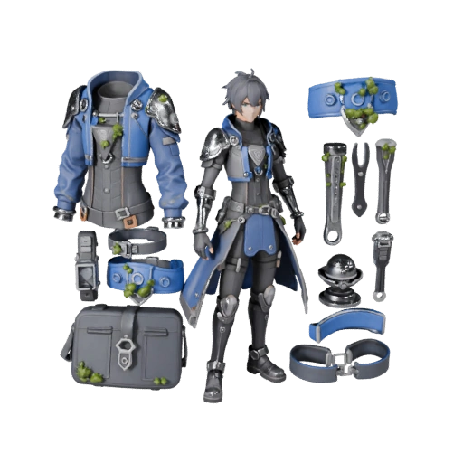 Аниме-модель убийцы Кобальта - с ригом