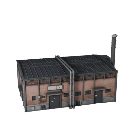 3D модель установки водоочистки для Blender - Рендер-ассет