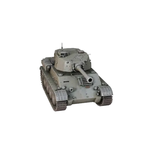 Готовая к игре 3D-модель боевого танка, вид в три четверти студийный, готовый к производству транспортный актив с массивной б
