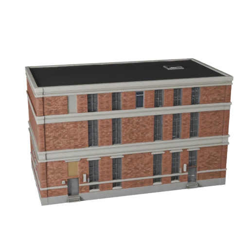 3D модель бунгало для Unity - Игровой ресурс для архитектуры