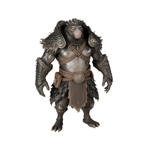 Фэнтези Колдовской NPC Продавец Персонаж Модель - С Ригом