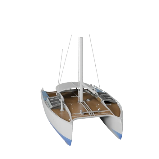 3D модель катамарана для Unreal Engine - Готовый игровой ассет