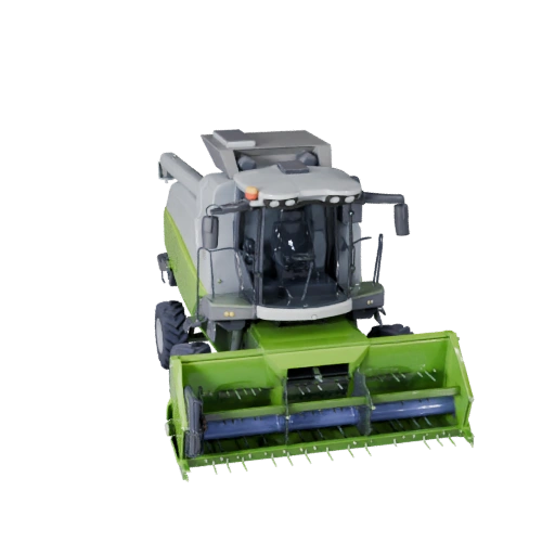 3D модель комбайна для Blender - Реалистичный PBR