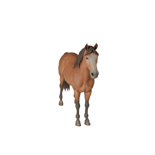 3D модель лошади для Blender - PBR ресурс с текстурами | Бесплатно