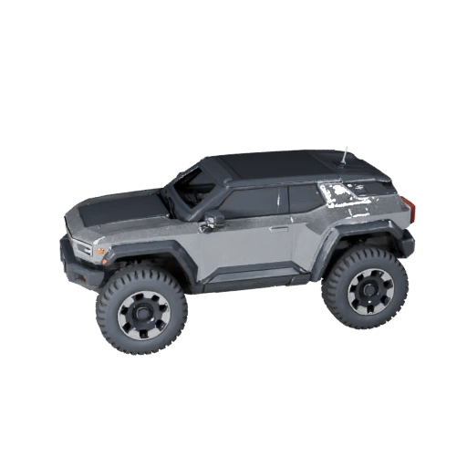 Футуристичный внедорожник 3D модель для Unreal Engine - Готов к игре