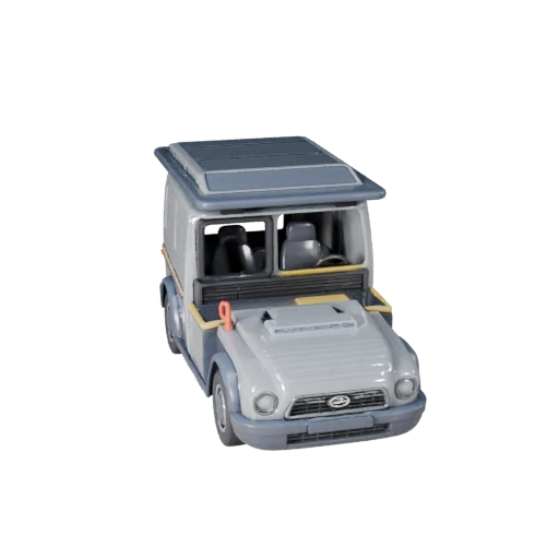 موديل فان توصيل ثلاثي الأبعاد لبرنامج بلندر - أصل جاهز للعرض (Legacy)