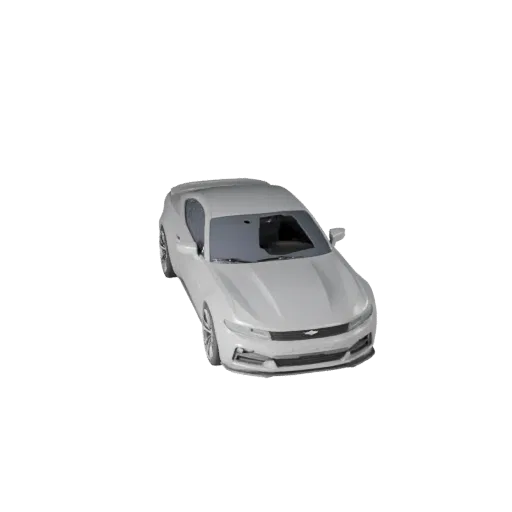 Высокополигональный спортивный автомобиль 3D-модель для студийных рендеров - PBR