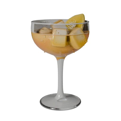 Studio Cocktail Glass 3D Asset for Online Catalogs