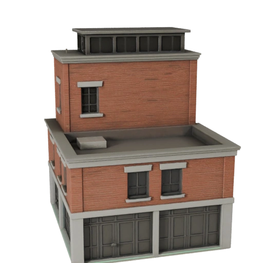 Modello 3D Casa Prefabbricata per Unreal - Asset Realtime per Scene UE