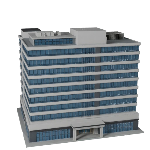 Modèle 3D de Centre d'Affaires pour Unreal - Asset Temps Réel