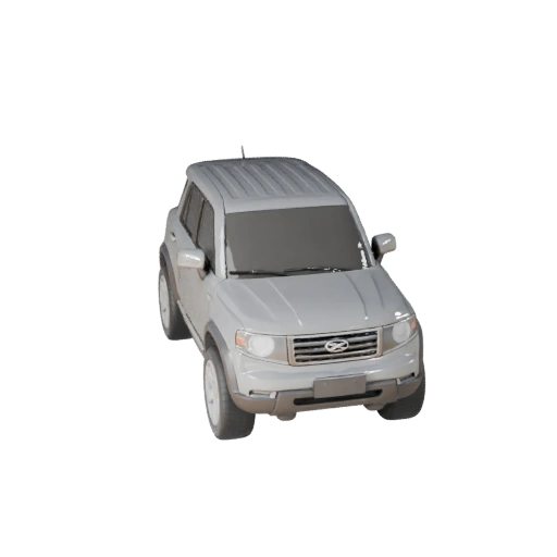 3D модель городского автомобиля для Blender и игр - PBR актив (Legacy)