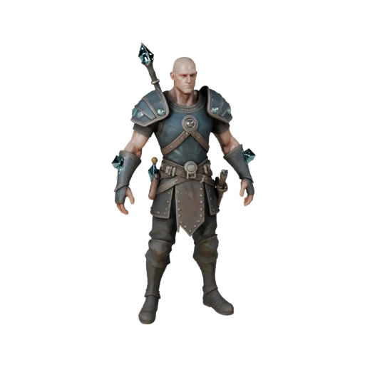 Средневековый персонаж нпс ремесленник с ригом