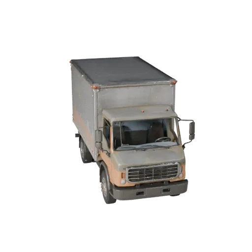 3D модель фургона для Blender - готовый к рендерингу ассет