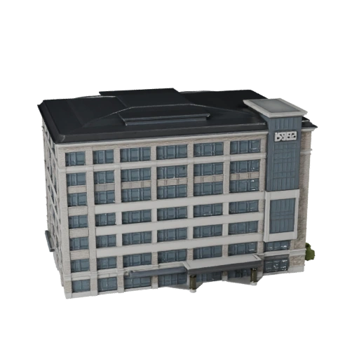 Community Center 3D Modell für Unreal - Echtzeit-Asset