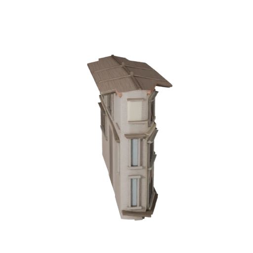 Богато украшенный фасад 3D модель для Blender - Рендер-ассет для архвиза