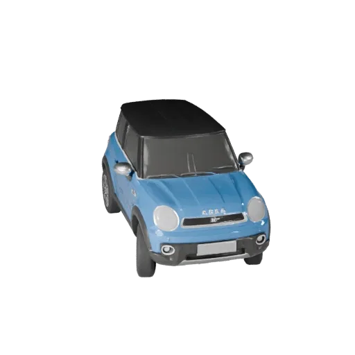 Компактный внедорожник 3D модель для Blender - Готовый к рендерингу ассет