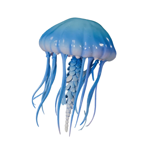 3D модель медузы для Blender - PBR ресурс с текстурами | PBR