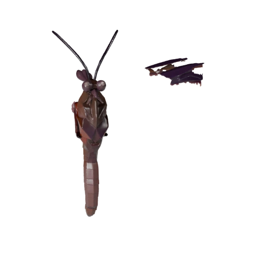 Высокополигональная 3D модель бабочки монарх - STL файл для печати