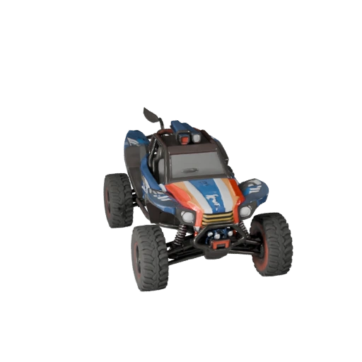 Высокополигональная 3D модель багги для бездорожья для студийных рендеров (Legacy)