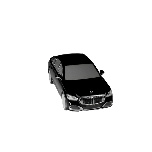 Роскошный седан 3D модель для Unity - Низкополигональный игровой ассет (Legacy)