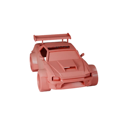 Печатный дрифт кар STL 3D модель - Дисплей и Коллекционирование (Legacy)