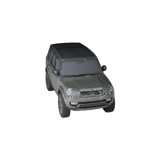 Внедорожник в стиле Land Rover для бездорожья 3D модель для блендера -