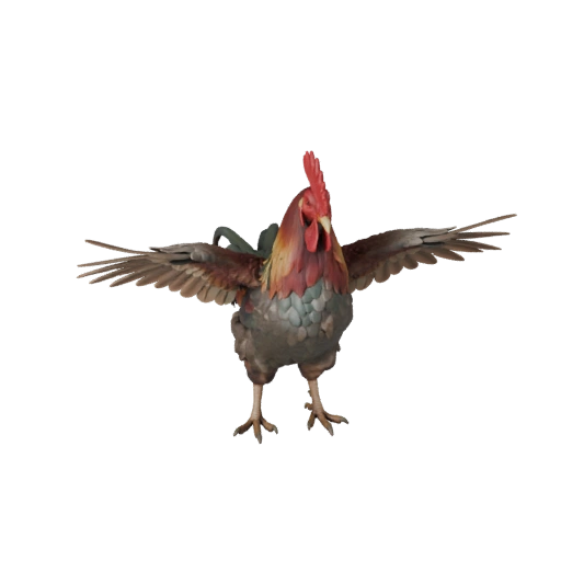 Реалистичный петух 3D модель - rigged PBR ассет для игр | PBR