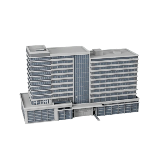 Instituto de Investigación Imprimible Oficina STL Modelo 3D - Activo a Escala