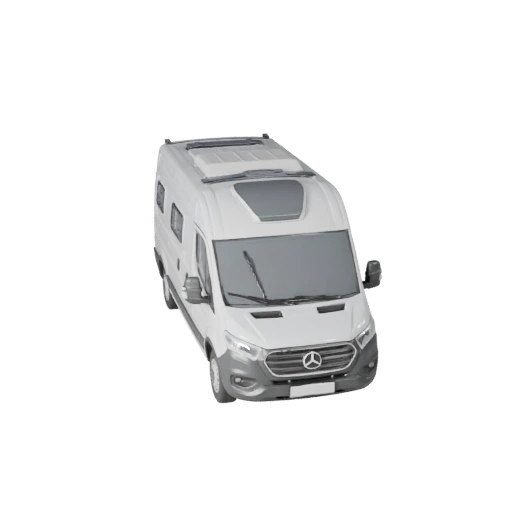 3D модель дома на колесах для Unity - Низкополигональный игровой ассет (Legacy)