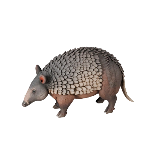 Высокополигональная 3D модель броненосца - Детальный STL ресурс для печати