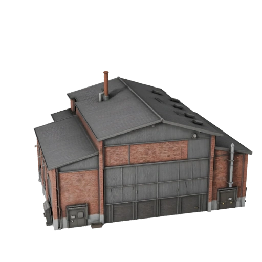 Cement Plant 3D Model for Unreal - Realtime Asset for UE Scenes