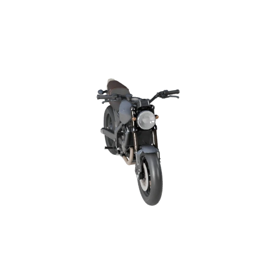 3D Модель мотоцикла для Unity - Низкополигональный игровой ассет