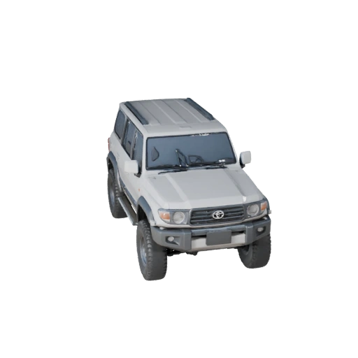 3D модель внедорожника в стиле Toyota - Готов к игре, PBR, Транспорт