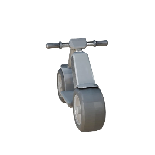 Низкополигональный 3D-модель самоката для Unity и Unreal PBR Asset