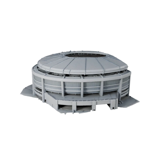 High Poly Stadium Exterior 3D Model for Archviz for Architecture