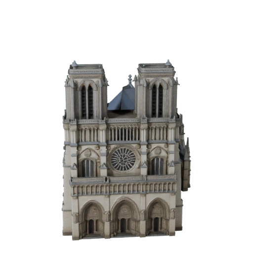 Notre Dame Dom 3D Modell - Realistisches Archviz Asset
