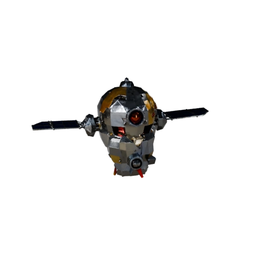 Низкополигональный спутник 3D модель для Unity и Unreal PBR Asset